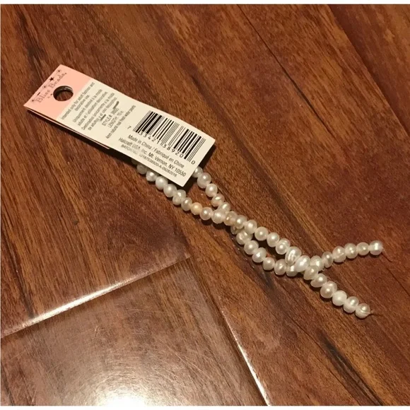 Real Freshwater White Pearls High Quality For Your Original Designs 10” Bliss - Picture 5 of 7